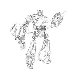 Dibujo para colorear: Robot (Personajes) #106760 - Dibujos para Colorear e Imprimir Gratis