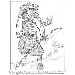 Dibujo para colorear: Samurai (Personajes) #107268 - Dibujos para Colorear e Imprimir Gratis