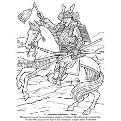 Dibujo para colorear: Samurai (Personajes) #107269 - Dibujos para Colorear e Imprimir Gratis