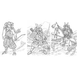 Dibujo para colorear: Samurai (Personajes) #107291 - Dibujos para Colorear e Imprimir Gratis