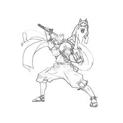 Dibujo para colorear: Samurai (Personajes) #107297 - Dibujos para Colorear e Imprimir Gratis