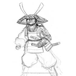 Dibujo para colorear: Samurai (Personajes) #107318 - Dibujos para Colorear e Imprimir Gratis