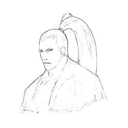 Dibujo para colorear: Samurai (Personajes) #107410 - Dibujos para Colorear e Imprimir Gratis