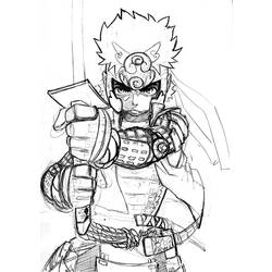 Dibujo para colorear: Samurai (Personajes) #107429 - Dibujos para Colorear e Imprimir Gratis