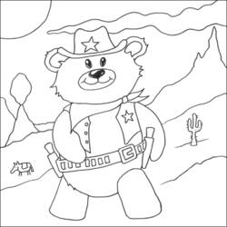 Dibujo para colorear: Sheriff (Personajes) #107692 - Dibujos para Colorear e Imprimir Gratis