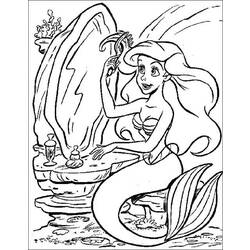 Dibujo para colorear: Sirena (Personajes) #147175 - Dibujos para Colorear e Imprimir Gratis