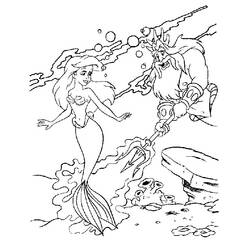Dibujo para colorear: Sirena (Personajes) #147194 - Dibujos para Colorear e Imprimir Gratis