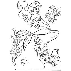 Dibujo para colorear: Sirena (Personajes) #147293 - Dibujos para Colorear e Imprimir Gratis