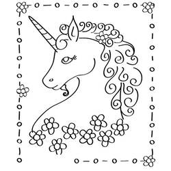 Dibujo para colorear: Unicornio (Personajes) #19431 - Dibujos para Colorear e Imprimir Gratis