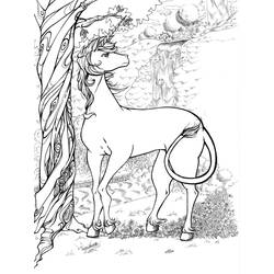 Dibujo para colorear: Unicornio (Personajes) #19443 - Dibujos para Colorear e Imprimir Gratis