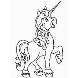 Dibujo para colorear: Unicornio (Personajes) #19485 - Dibujos para Colorear e Imprimir Gratis