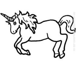 Dibujo para colorear: Unicornio (Personajes) #19592 - Dibujos para Colorear e Imprimir Gratis
