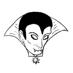 Dibujo para colorear: Vampiro (Personajes) #85890 - Dibujos para Colorear e Imprimir Gratis