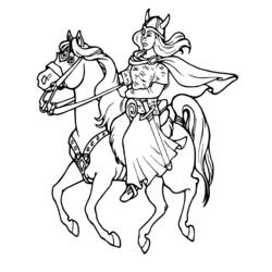 Dibujo para colorear: Vikingo (Personajes) #149347 - Dibujos para Colorear e Imprimir Gratis