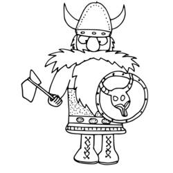 Dibujo para colorear: Vikingo (Personajes) #149352 - Dibujos para Colorear e Imprimir Gratis