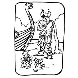 Dibujo para colorear: Vikingo (Personajes) #149354 - Dibujos para Colorear e Imprimir Gratis