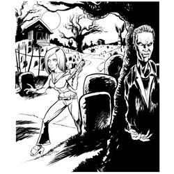 Dibujo para colorear: Buffy the vampire slayer (Programas de televisión) #152698 - Dibujos para Colorear e Imprimir Gratis