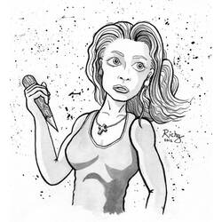 Dibujo para colorear: Buffy the vampire slayer (Programas de televisión) #152701 - Dibujos para Colorear e Imprimir Gratis