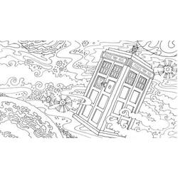 Dibujos para colorear: Doctor Who - Dibujos para Colorear e Imprimir Gratis