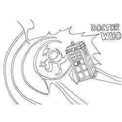 Dibujo para colorear: Doctor Who (Programas de televisión) #153113 - Dibujos para Colorear e Imprimir Gratis