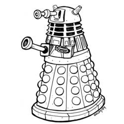 Dibujo para colorear: Doctor Who (Programas de televisión) #153139 - Dibujos para Colorear e Imprimir Gratis