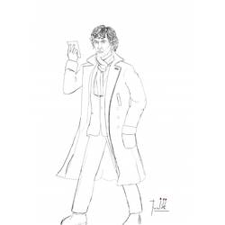 Dibujo para colorear: Sherlock (Programas de televisión) #153447 - Dibujos para Colorear e Imprimir Gratis
