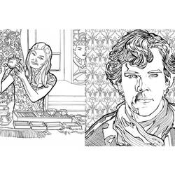 Dibujos para colorear: Sherlock - Dibujos para Colorear e Imprimir Gratis