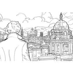 Dibujo para colorear: Sherlock (Programas de televisión) #153547 - Dibujos para Colorear e Imprimir Gratis