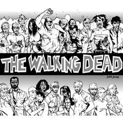 Dibujo para colorear: The Walking Dead (Programas de televisión) #151966 - Dibujos para Colorear e Imprimir Gratis
