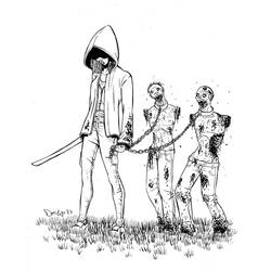 Dibujo para colorear: The Walking Dead (Programas de televisión) #152090 - Dibujos para Colorear e Imprimir Gratis