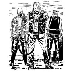Dibujo para colorear: The Walking Dead (Programas de televisión) #152121 - Dibujos para Colorear e Imprimir Gratis