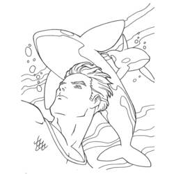 Dibujo para colorear: Aquaman (Superhéroes) #84973 - Dibujos para Colorear e Imprimir Gratis