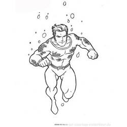 Dibujo para colorear: Aquaman (Superhéroes) #84977 - Dibujos para Colorear e Imprimir Gratis