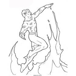 Dibujo para colorear: Aquaman (Superhéroes) #84992 - Dibujos para Colorear e Imprimir Gratis