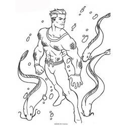 Dibujo para colorear: Aquaman (Superhéroes) #84994 - Dibujos para Colorear e Imprimir Gratis