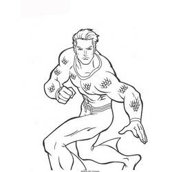 Dibujo para colorear: Aquaman (Superhéroes) #84996 - Dibujos para Colorear e Imprimir Gratis