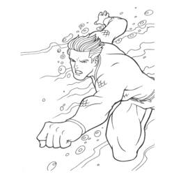 Dibujo para colorear: Aquaman (Superhéroes) #84999 - Dibujos para Colorear e Imprimir Gratis