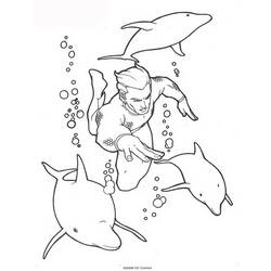 Dibujo para colorear: Aquaman (Superhéroes) #85024 - Dibujos para Colorear e Imprimir Gratis