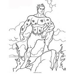 Dibujo para colorear: Aquaman (Superhéroes) #85028 - Dibujos para Colorear e Imprimir Gratis