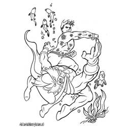 Dibujo para colorear: Aquaman (Superhéroes) #85160 - Dibujos para Colorear e Imprimir Gratis