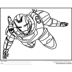 Dibujo para colorear: Avengers (Superhéroes) #74047 - Dibujos para Colorear e Imprimir Gratis