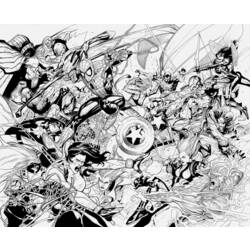 Dibujo para colorear: Avengers (Superhéroes) #74051 - Dibujos para Colorear e Imprimir Gratis