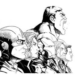 Dibujo para colorear: Avengers (Superhéroes) #74059 - Dibujos para Colorear e Imprimir Gratis