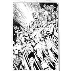 Dibujo para colorear: Avengers (Superhéroes) #74089 - Dibujos para Colorear e Imprimir Gratis