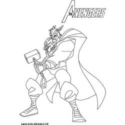 Dibujo para colorear: Avengers (Superhéroes) #74114 - Dibujos para Colorear e Imprimir Gratis