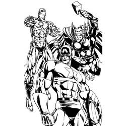 Dibujo para colorear: Avengers (Superhéroes) #74162 - Dibujos para Colorear e Imprimir Gratis