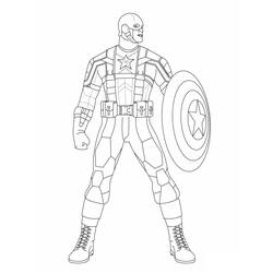 Dibujo para colorear: Avengers (Superhéroes) #74163 - Dibujos para Colorear e Imprimir Gratis