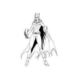 Dibujo para colorear: Batgirl (Superhéroes) #77730 - Dibujos para Colorear e Imprimir Gratis