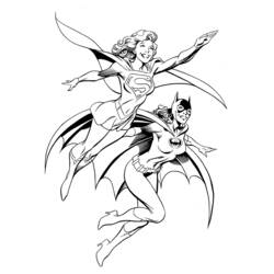 Dibujo para colorear: Batgirl (Superhéroes) #77733 - Dibujos para Colorear e Imprimir Gratis