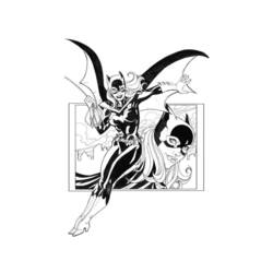 Dibujo para colorear: Batgirl (Superhéroes) #77743 - Dibujos para Colorear e Imprimir Gratis